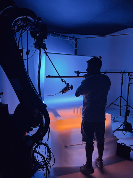 Tournage en studio